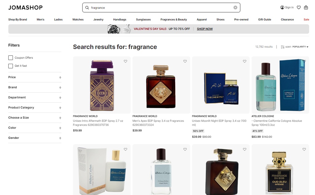 The History Of Jomashop Fragrances