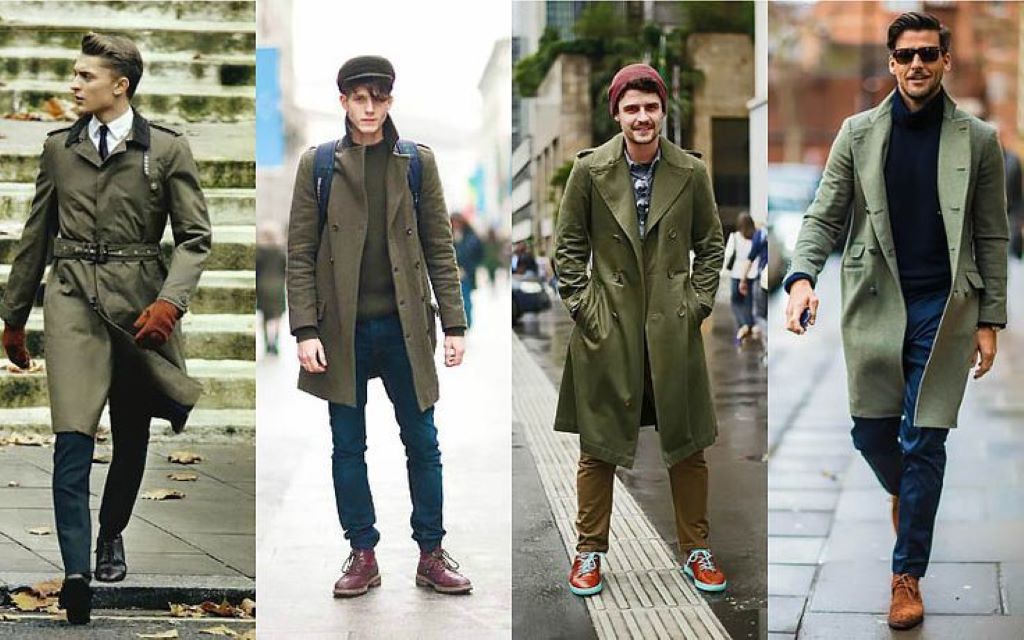 How to wear trench coat in winter male?