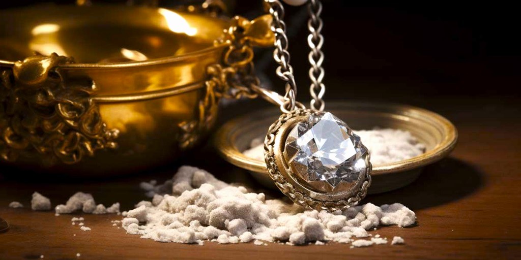How long can you leave jewelry in baking soda?