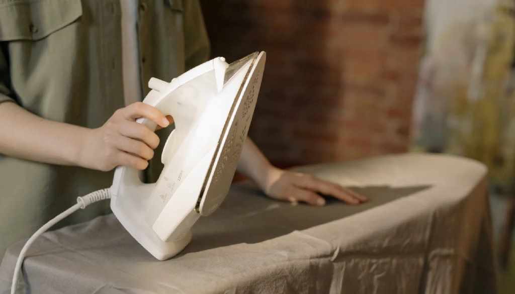 How do you iron silk fabric