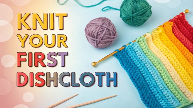 Knit Your First Dishcloth: Easy & Free Patterns for Beginners