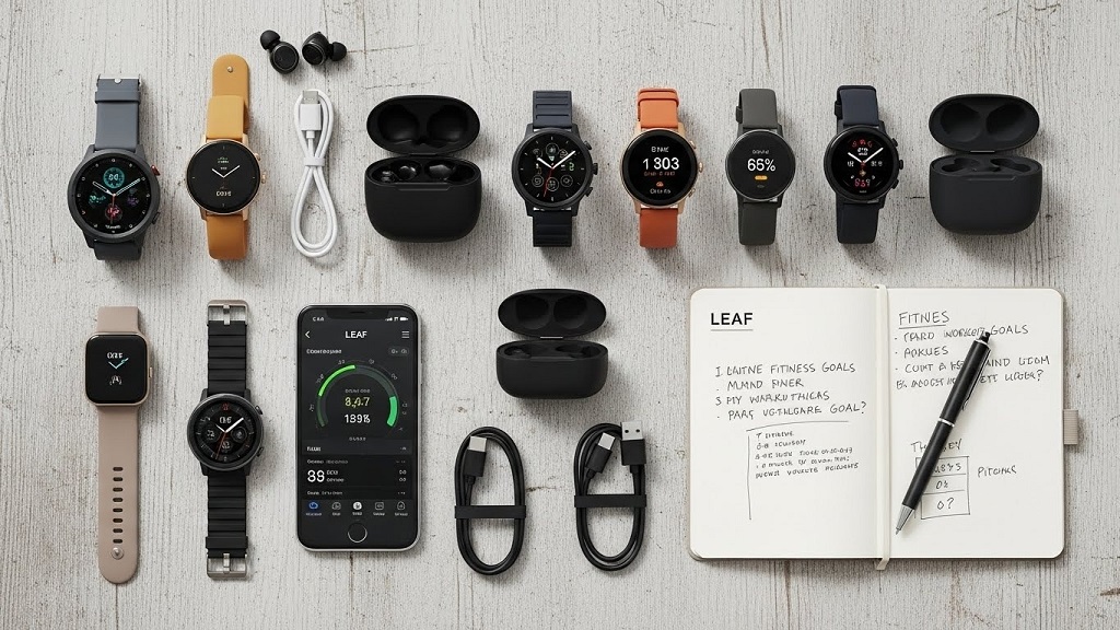 LEAF wearable fitness technology stress tracking interface