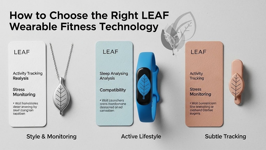 Mobile app dashboard for LEAF fitness wearable insights