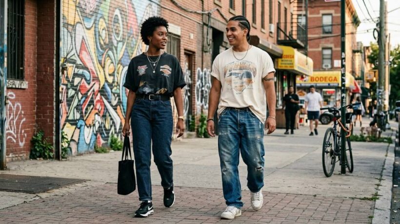 How Streetwear Fans in Brooklyn, NY Make Baggy T Shirts Look More Fitted