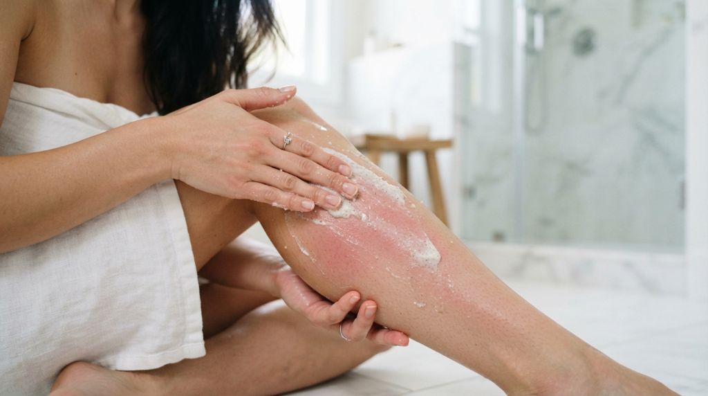Gentle skincare routine for protecting the skin barrier